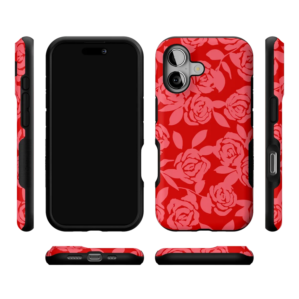 Final Rose | Red & Pink Floral Case