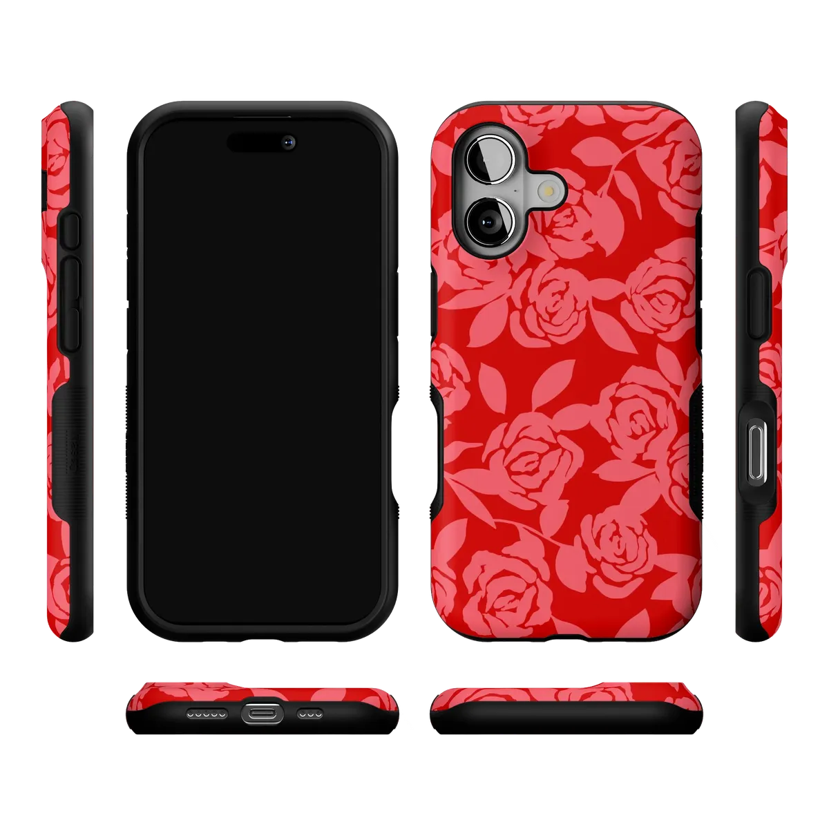 Final Rose | Red & Pink Floral Case