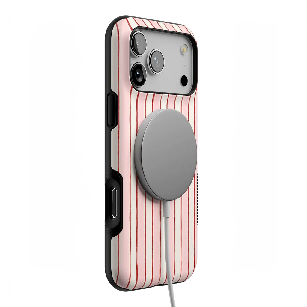 Pretty in Pastel | Blush Stripes Case