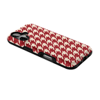 Scarlet Stitch | Red Houndstooth Case