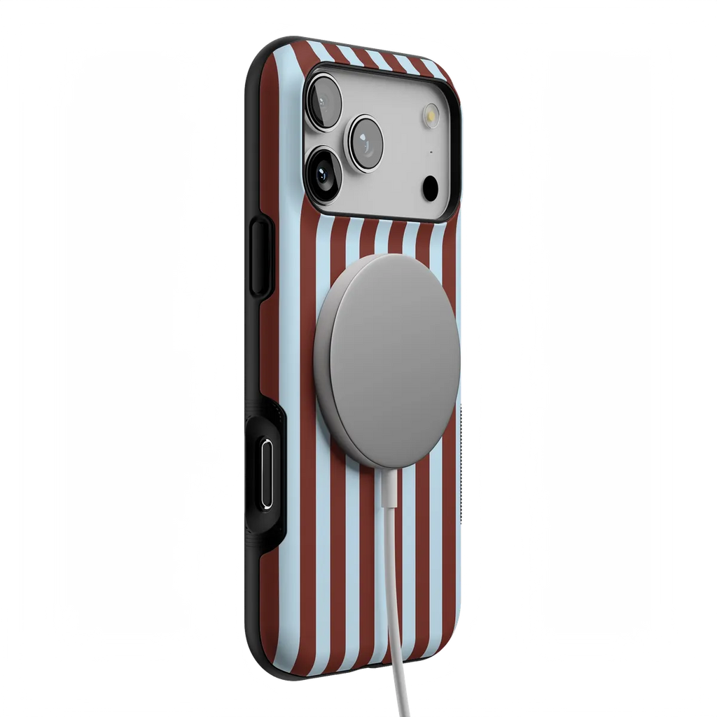 Sunday in Brooklyn | Blue Stripes Case
