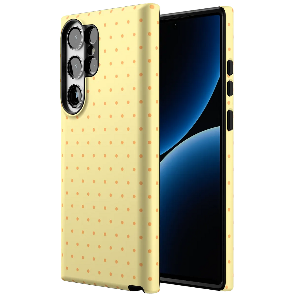 On the Dot | Yellow Polka Dot Case
