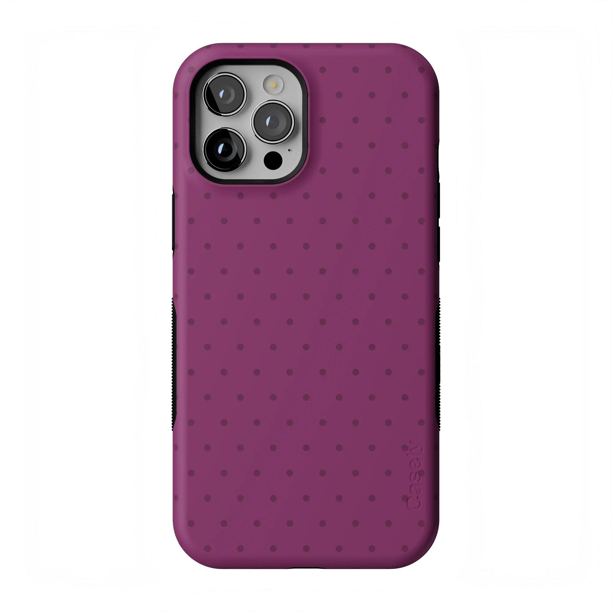 On the Dot | Plum Polka Dot Case