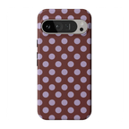 Spotted in SoHo | Burgundy Polka Dot Case