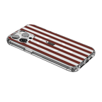 Sunday in Brooklyn | Burgundy Stripes Case