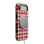 Scarlet Stitch | Red Houndstooth Case