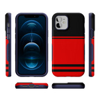 Storm Warning | Black & Red Stripes Case