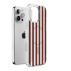 Sunday in Brooklyn | Burgundy Stripes Case