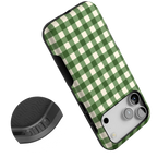 Checked Twice | Green Plaid Case