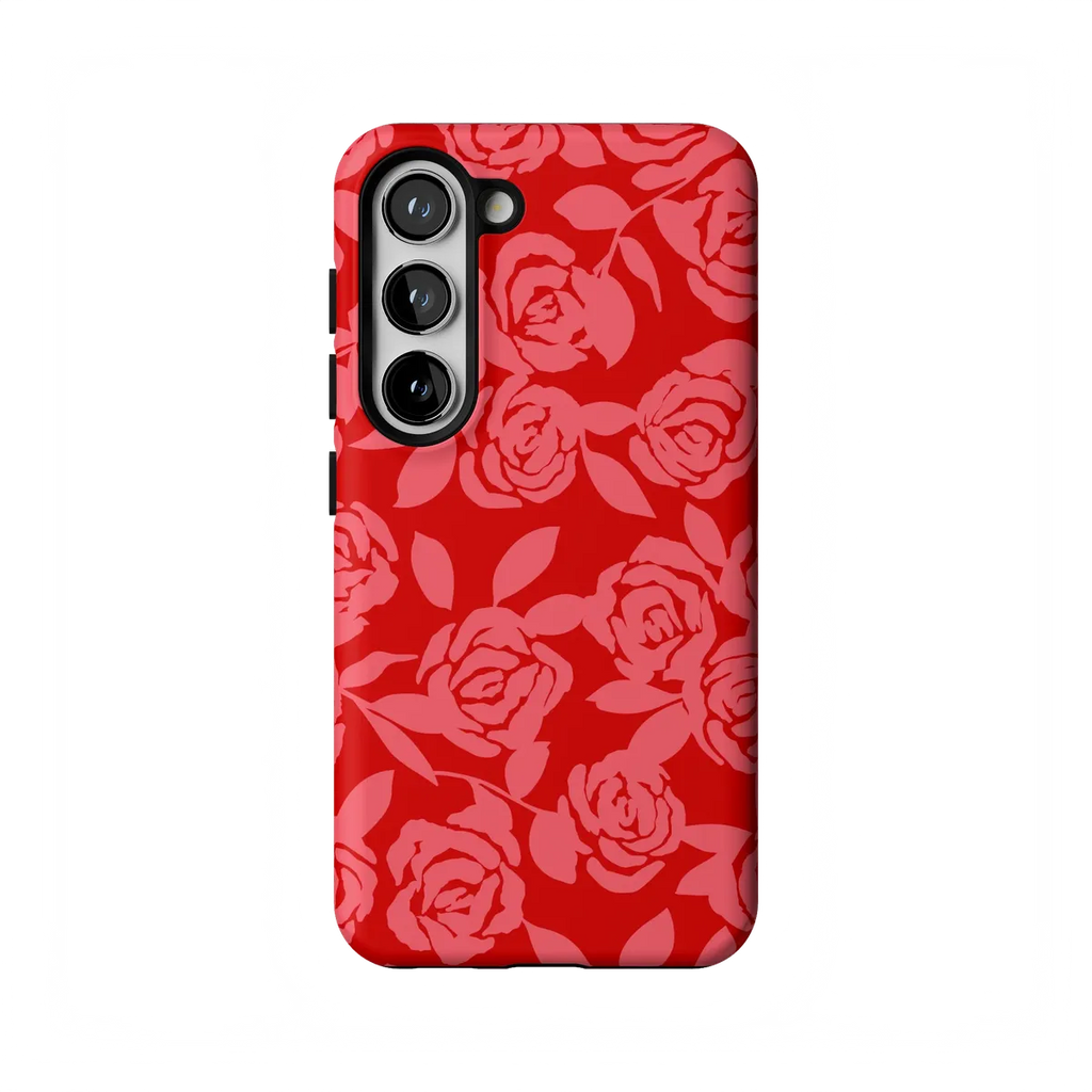 Final Rose | Red & Pink Floral Case