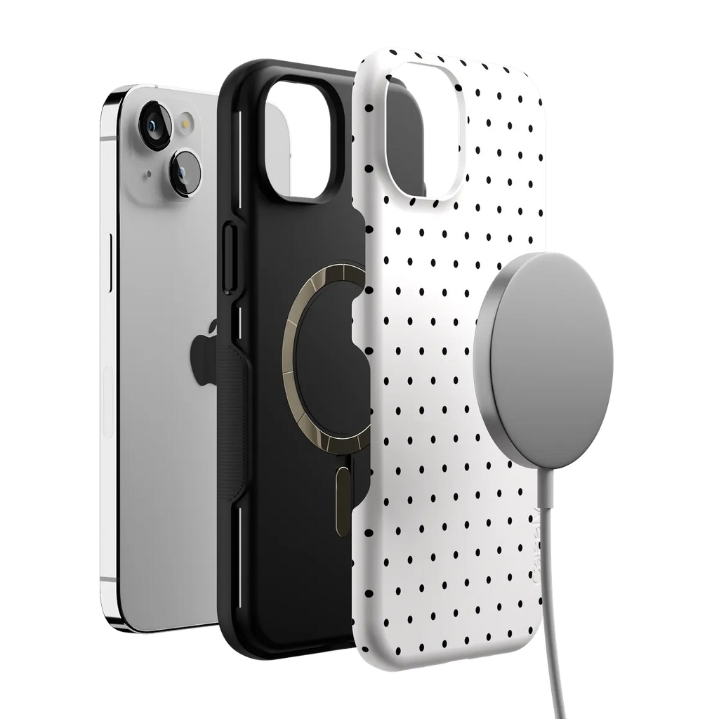 On the Dot | Black Polka Dot Case