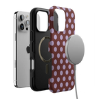 Spotted in SoHo | Burgundy Polka Dot Case