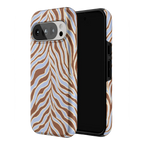 Untamed | Brown & Blue Zebra Case