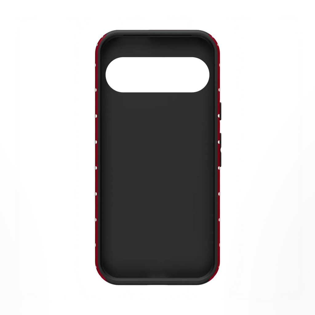 On the Dot | Maroon Polka Dot Case