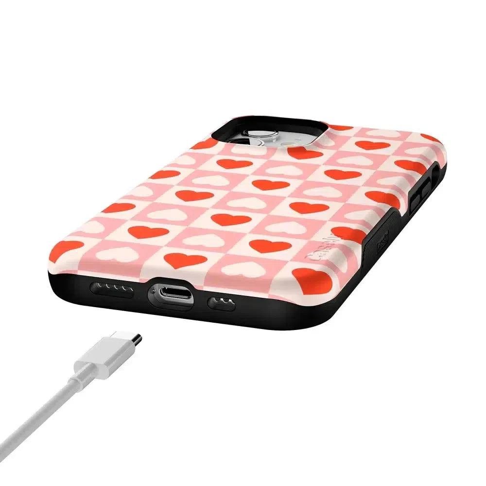 King of My Heart | Checkered Hearts Case
