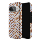 Untamed | Brown & Blue Zebra Case