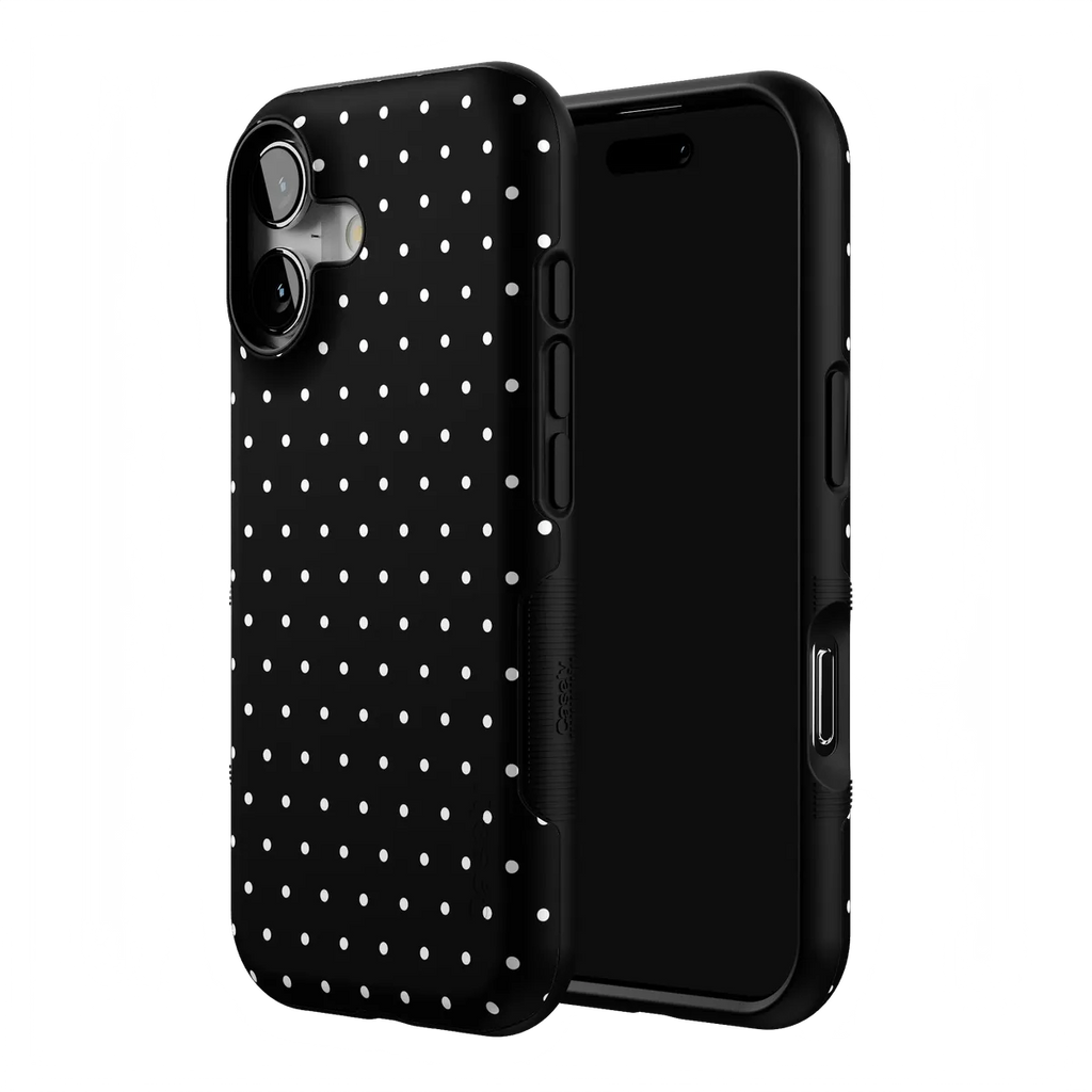 On the Dot | White Polka Dot Case