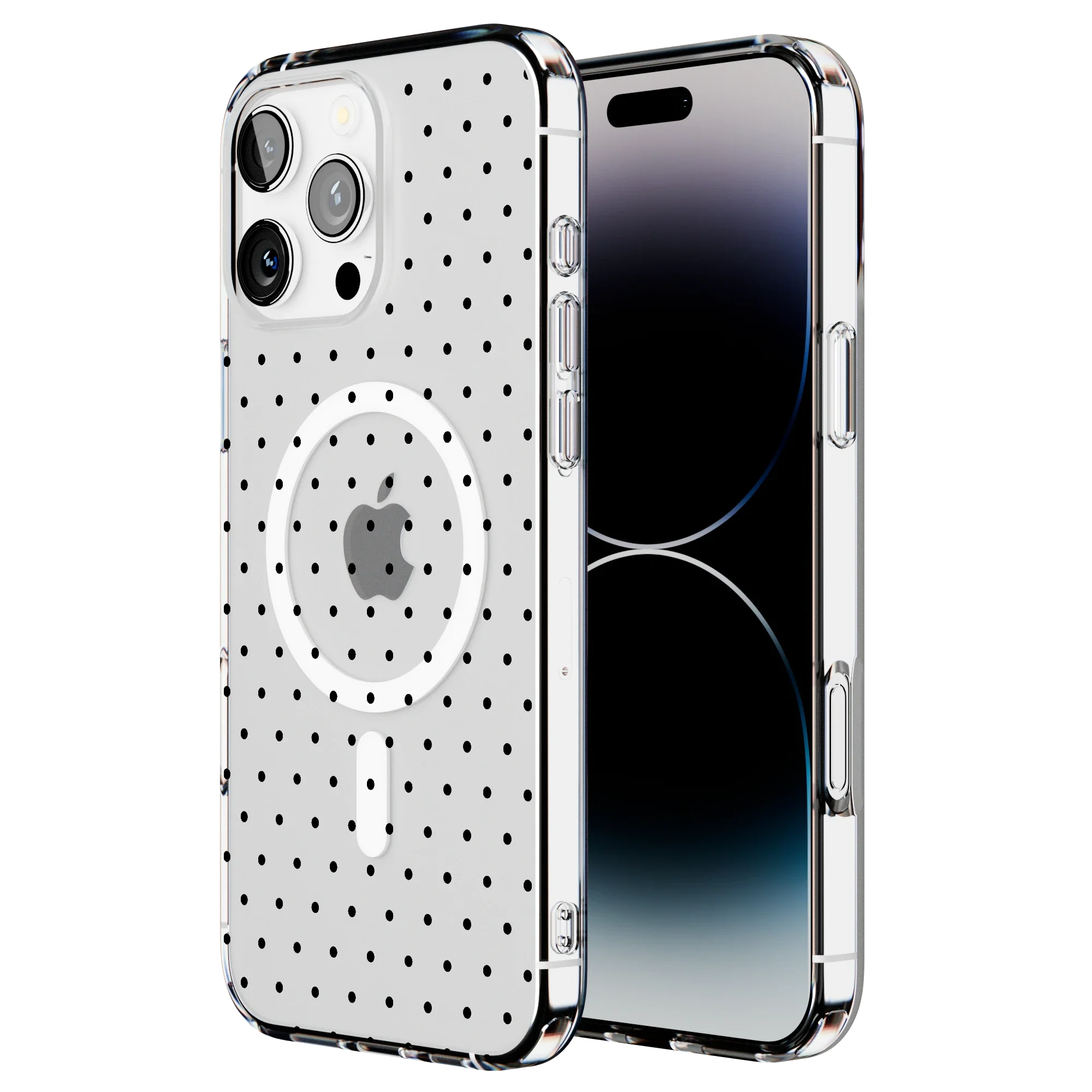 On the Dot | Black Polka Dot Case