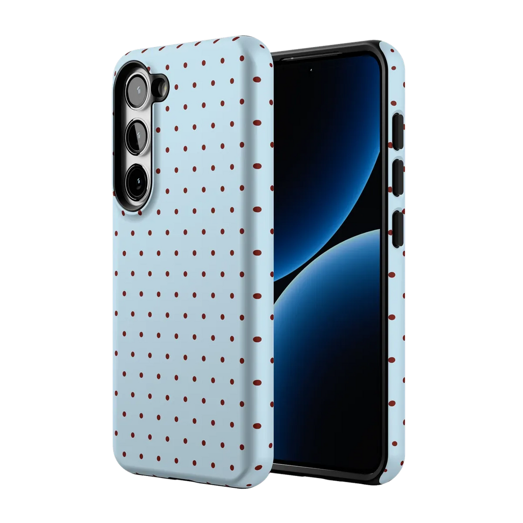 On the Dot | Blue Polka Dot Case