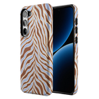 Untamed | Brown & Blue Zebra Case