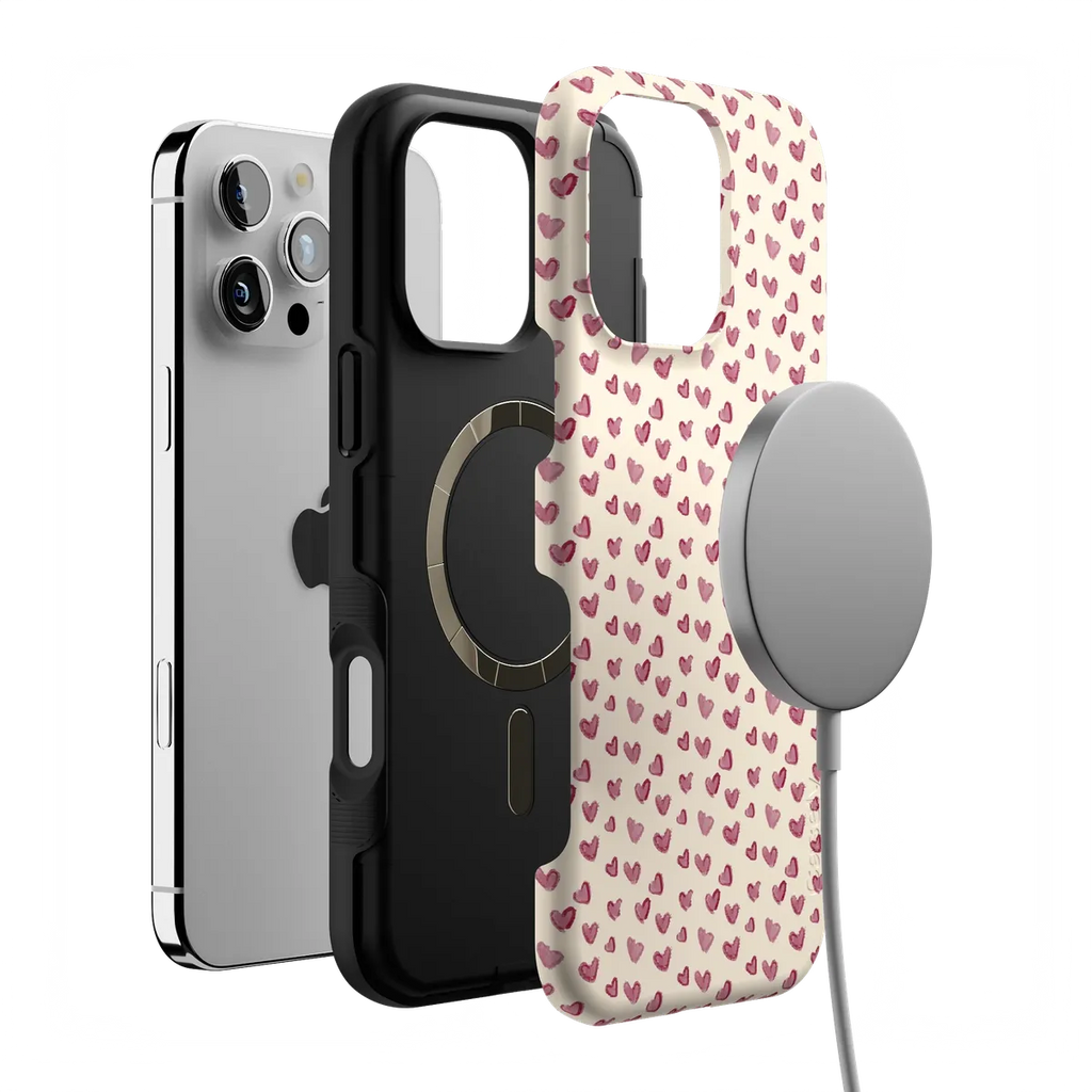 Lovebug | Mauve Hearts Case