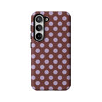 Spotted in SoHo | Burgundy Polka Dot Case