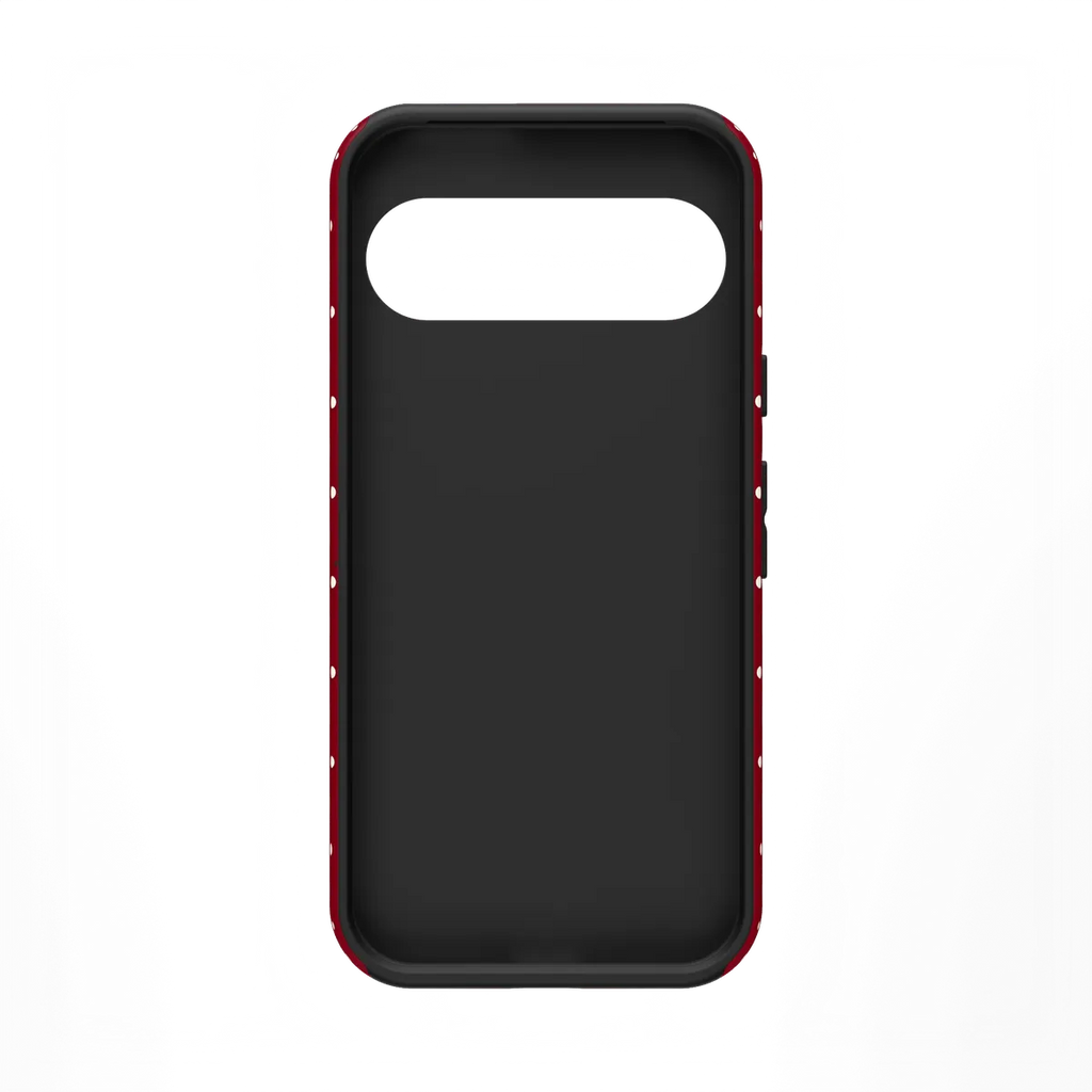 On the Dot | Maroon Polka Dot Case