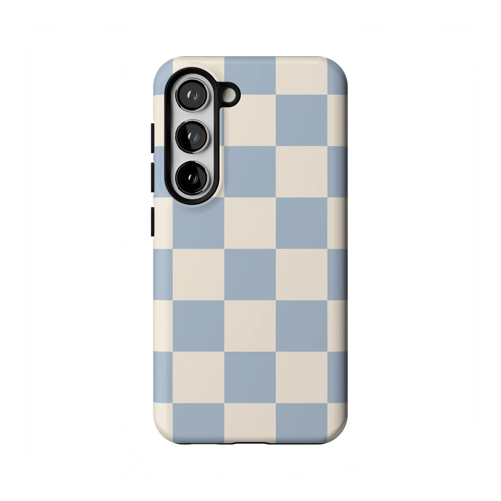 Fit Check | Light Blue Checkerboard Case