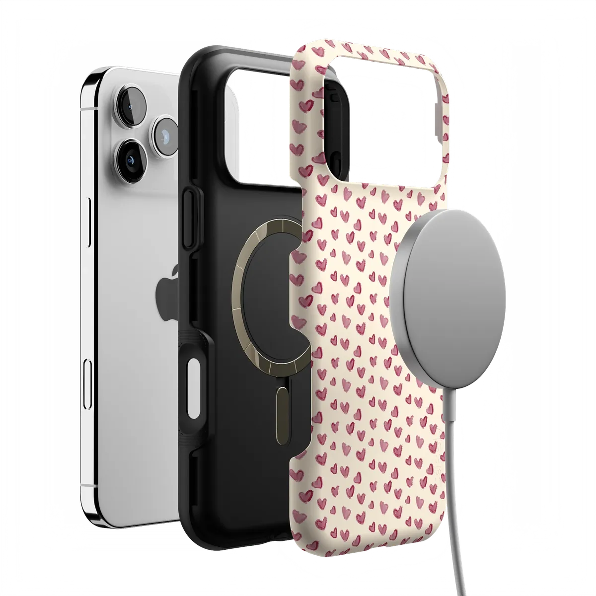 Lovebug | Mauve Hearts Case