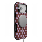Spotted in SoHo | Burgundy Polka Dot Case