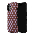 Spotted in SoHo | Burgundy Polka Dot Case