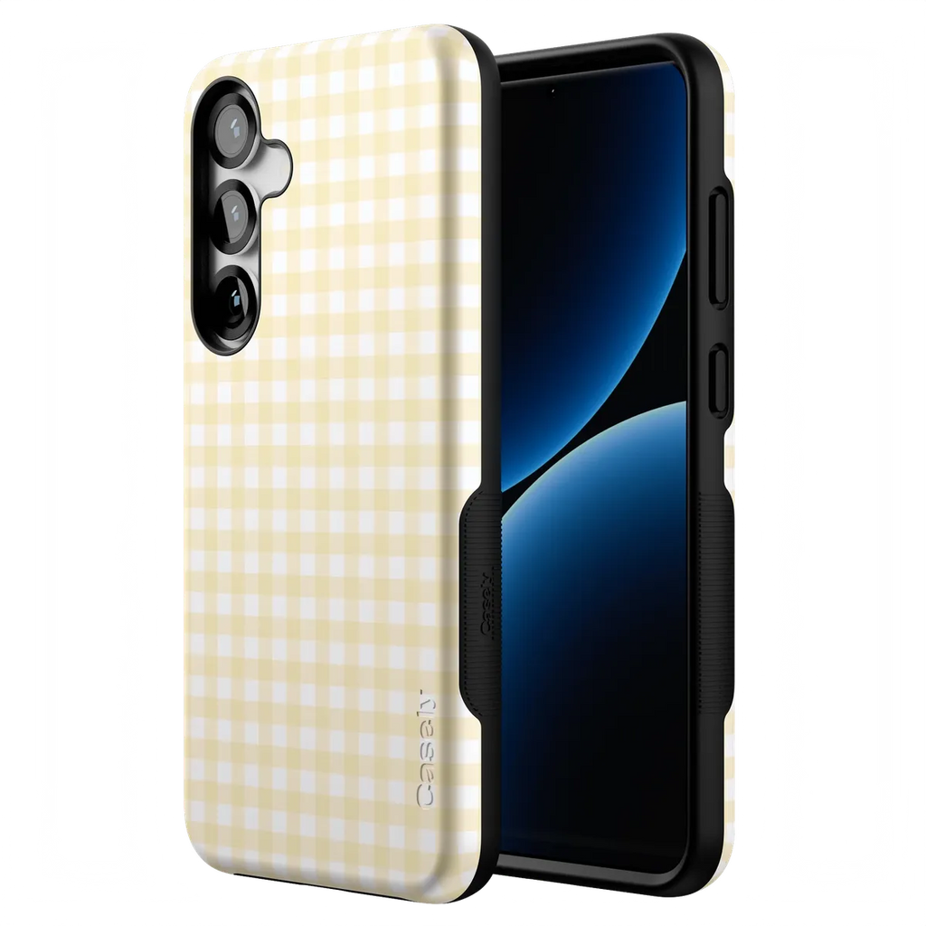 Pastel Picnic | Yellow Gingham Case