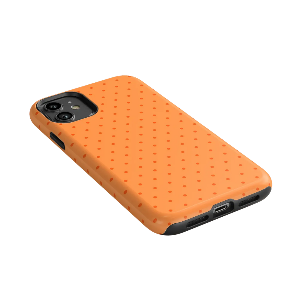 On the Dot | Orange Polka Dot Case