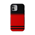 Storm Warning | Black & Red Stripes Case