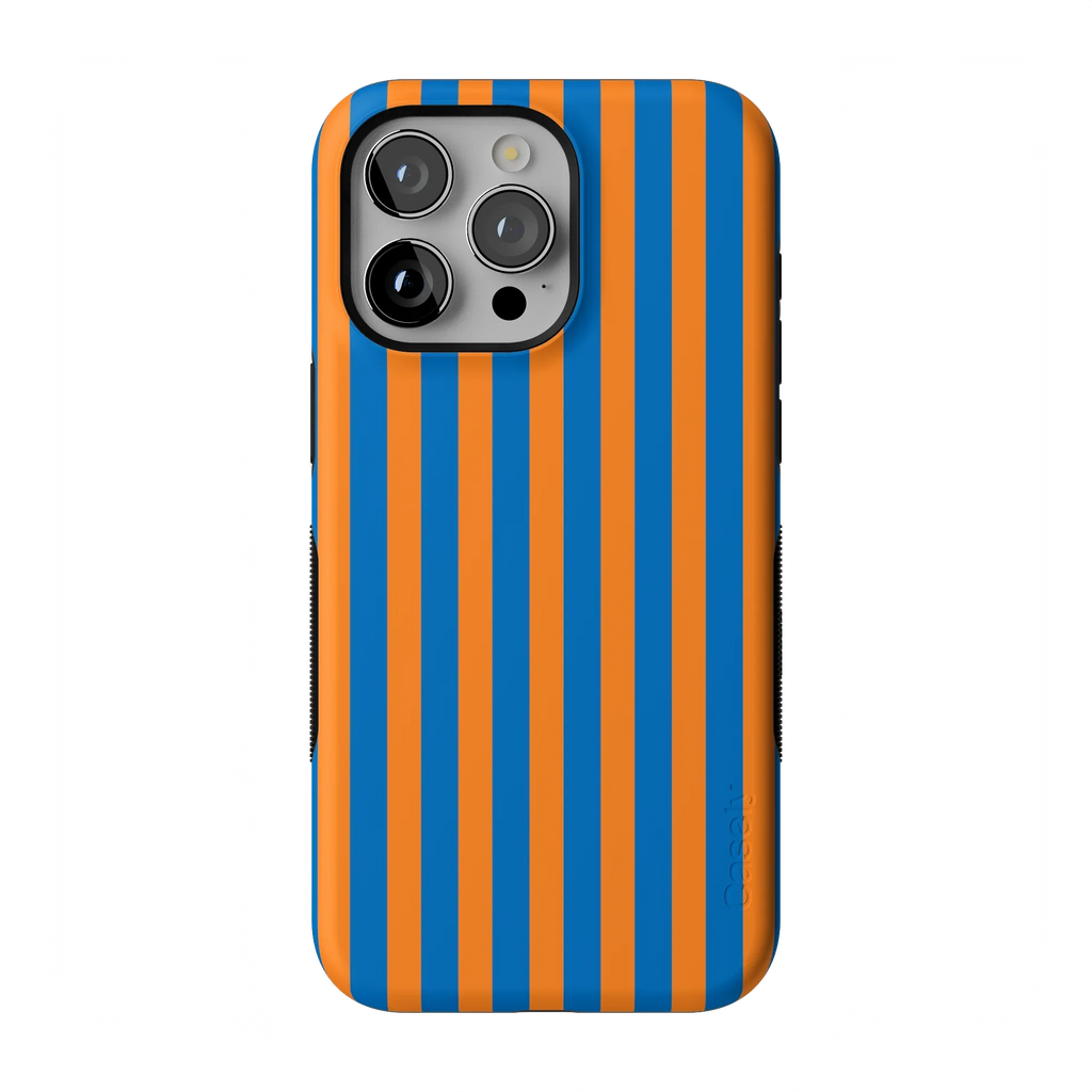 Go New York | Blue & Orange Stripes Case