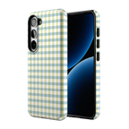 Pastel Picnic | Blue & Green Gingham Case