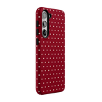 On the Dot | Maroon Polka Dot Case