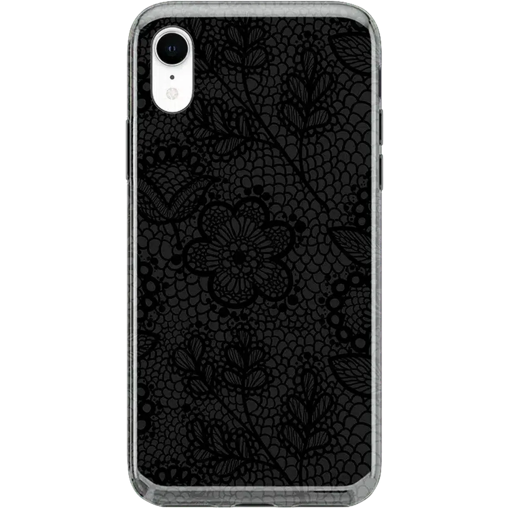 Lace Me Up | Black Floral Case