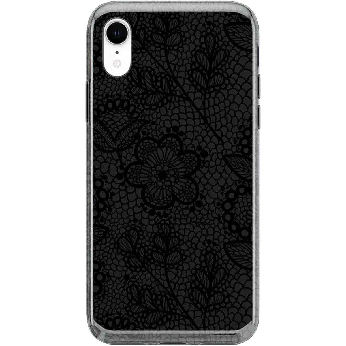 Lace Me Up | Black Floral Case