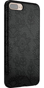 Lace Me Up | Black Floral Case