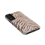Untamed | Brown & Blue Zebra Case