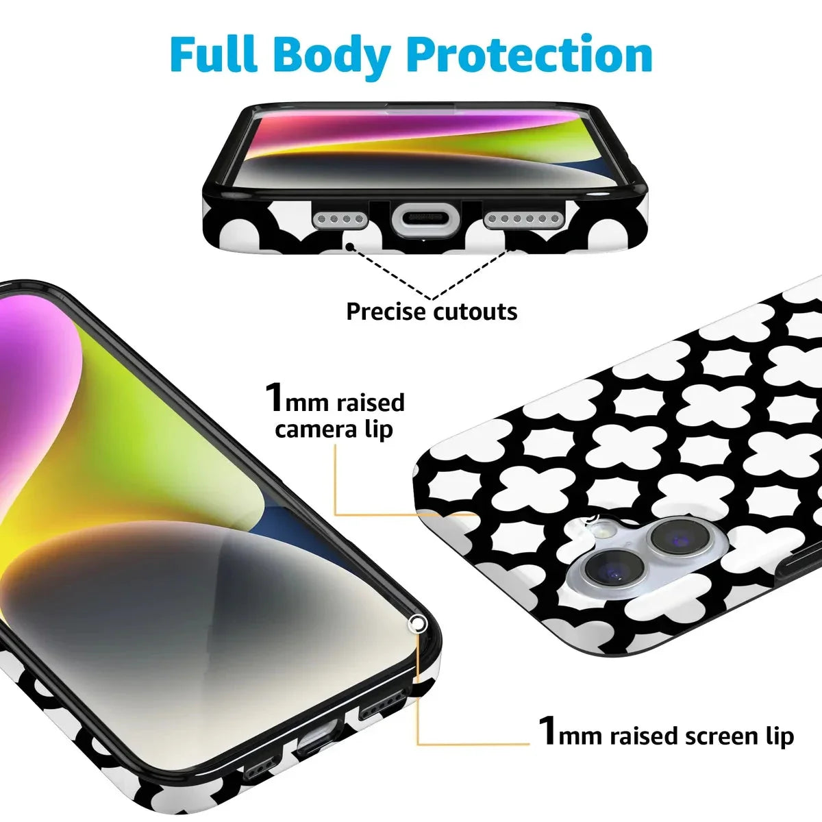 Lattice Tile | High Contrast Design Case