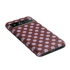 Spotted in SoHo | Burgundy Polka Dot Case