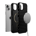 On the Dot | White Polka Dot Case