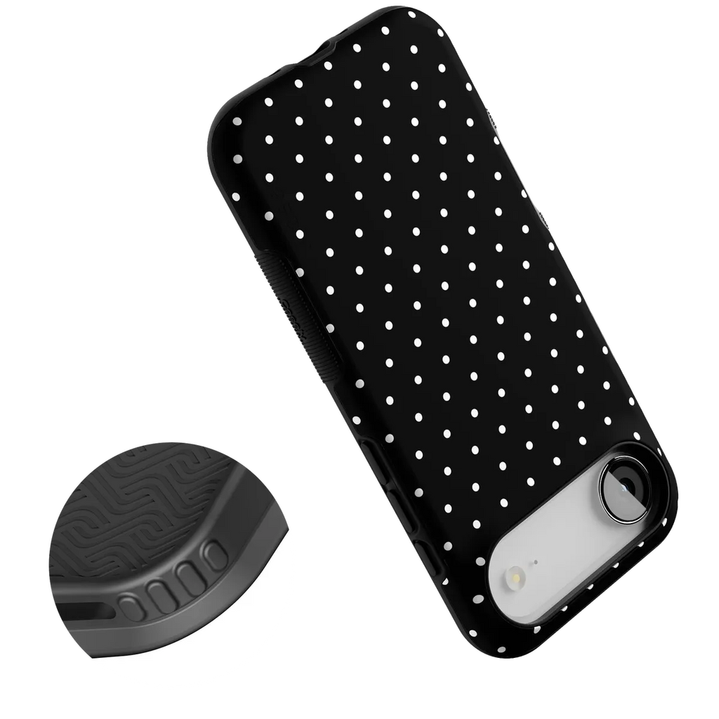 On the Dot | White Polka Dot Case