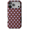 Spotted in SoHo | Burgundy Polka Dot Case