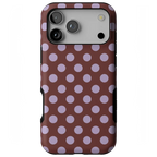 Spotted in SoHo | Burgundy Polka Dot Case