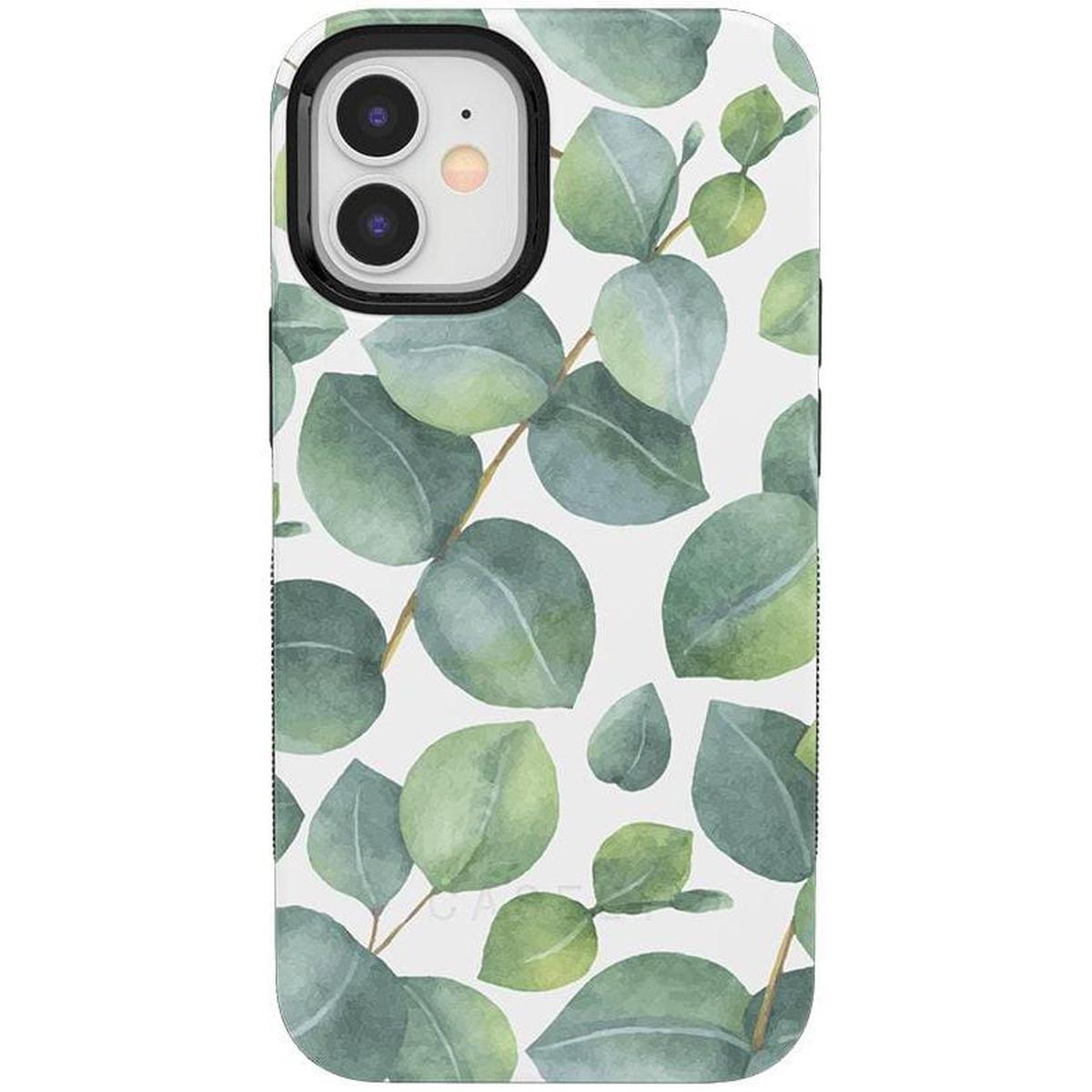 Leaf Me Alone | Green Floral Print Case