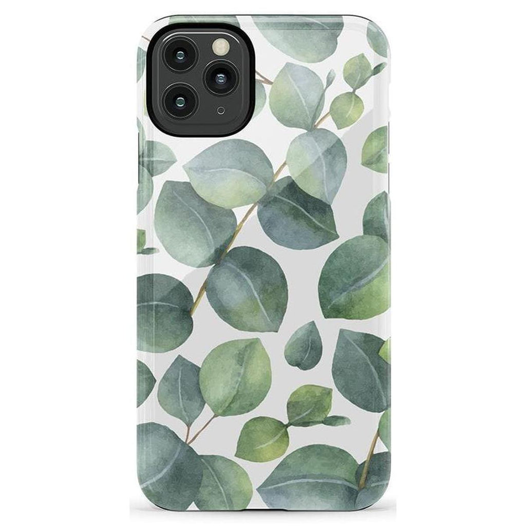 Leaf Me Alone | Green Floral Print Case