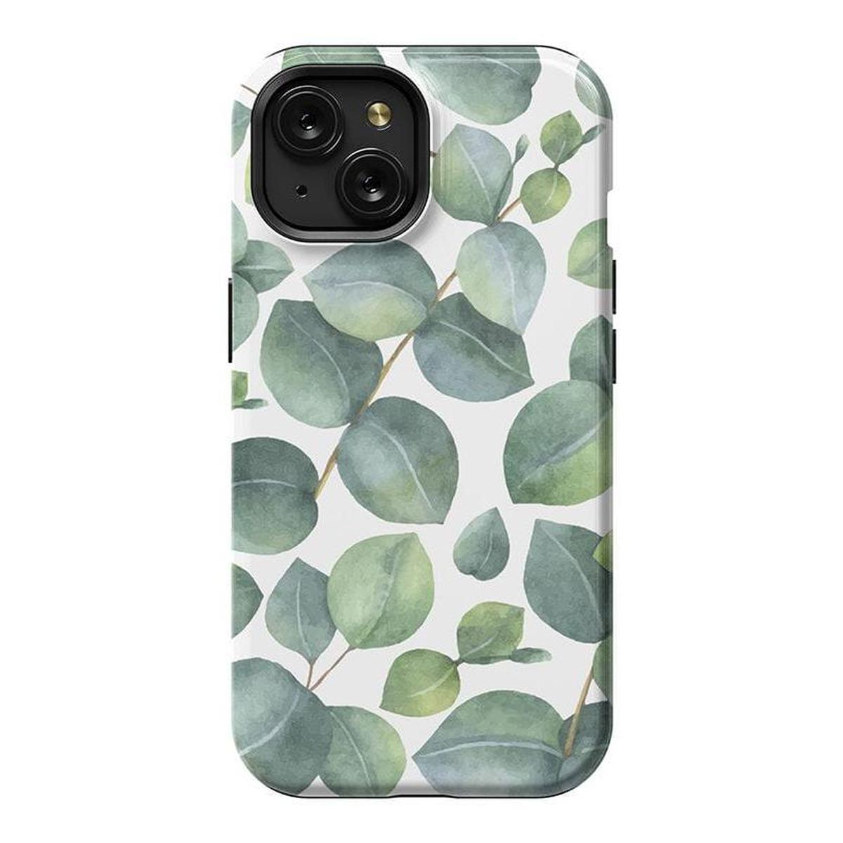 Leaf Me Alone | Green Floral Print Case